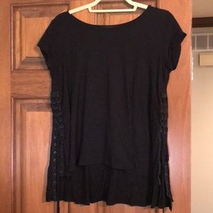 F21 Lace Up Tee